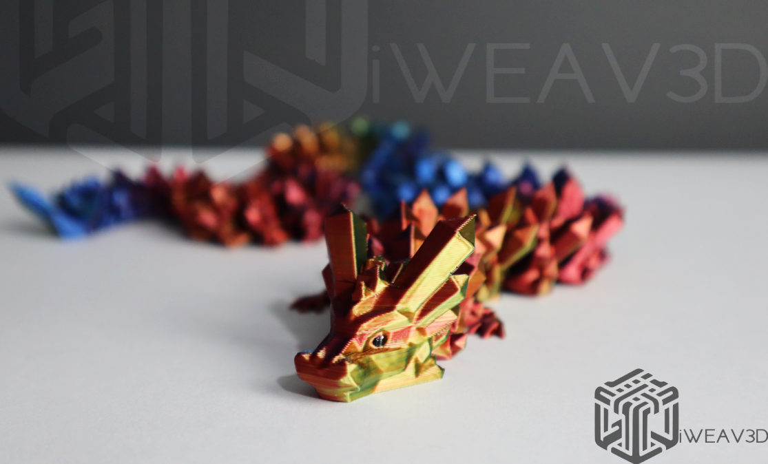 Cinderwing3d crystal dragon