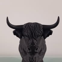 Highland Cow Statue